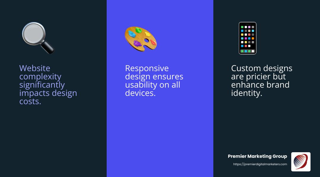 E-commerce package example - small business web design packages infographic 3_facts_emoji_blue
