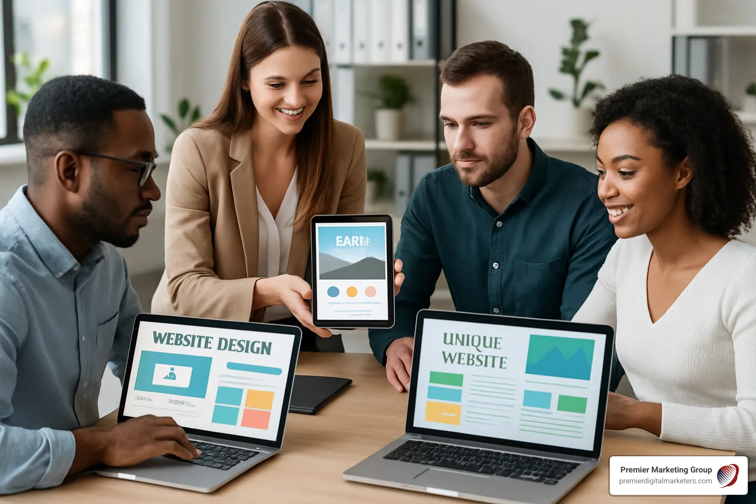 Custom website design solutions