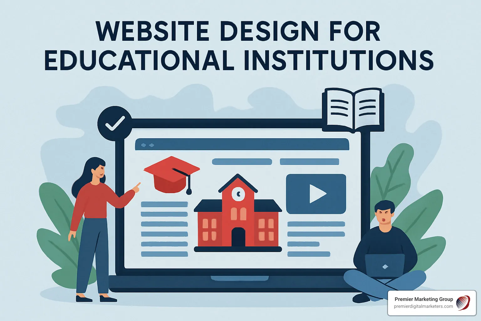 Website design for educational institutions