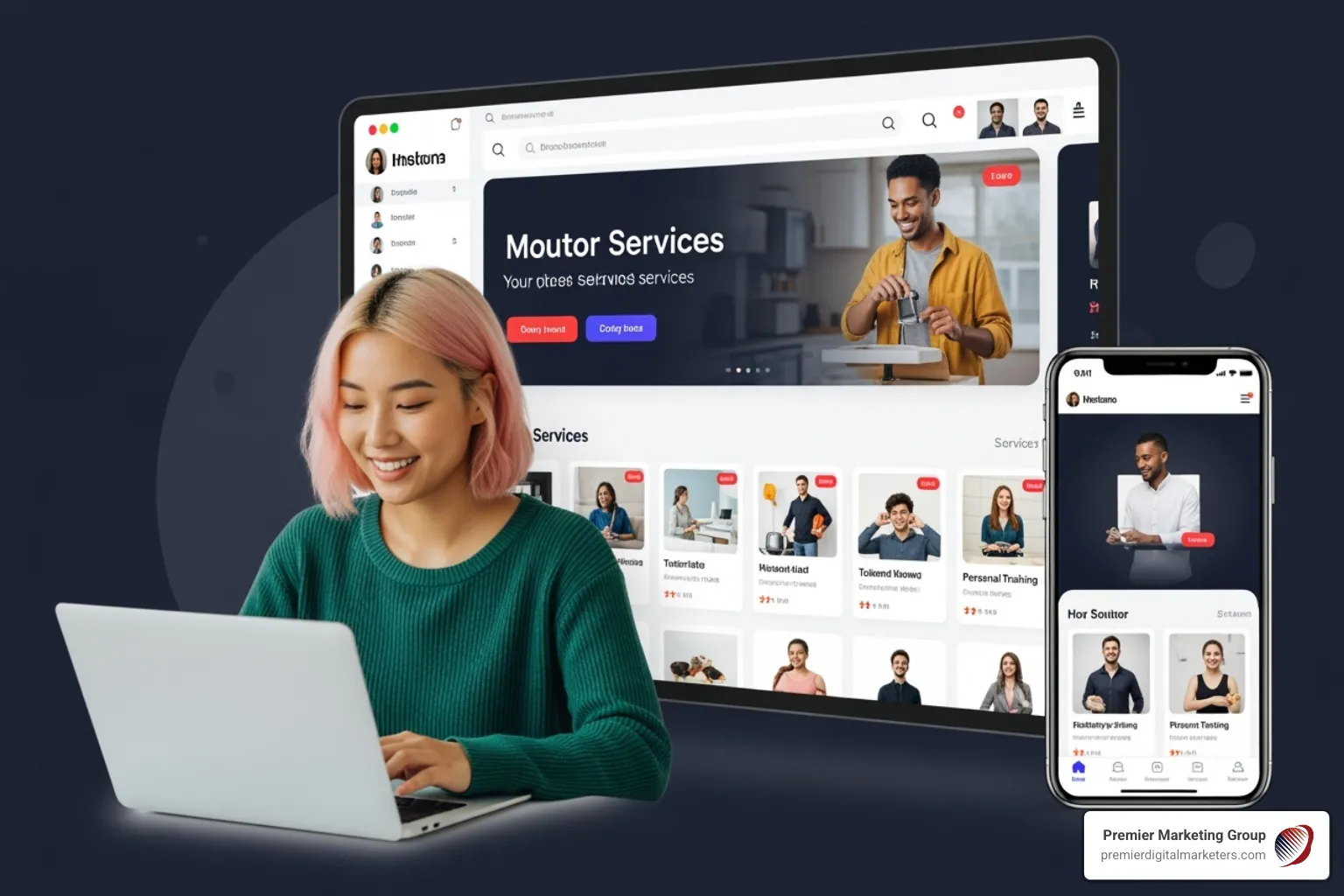 ecommerce platform for selling services